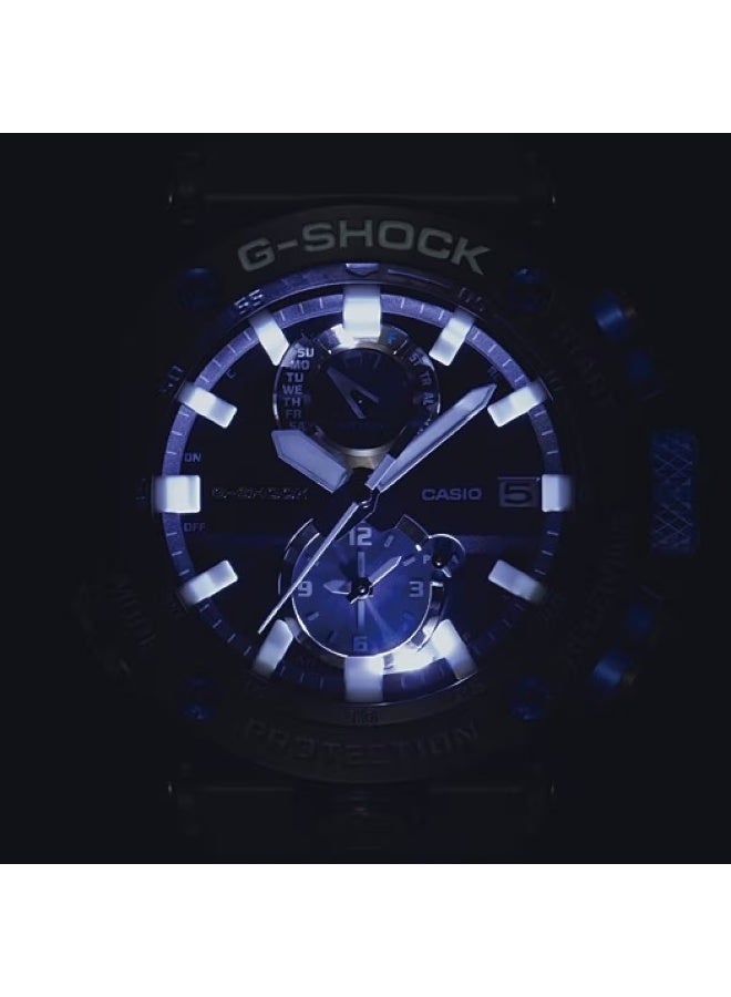 جي شوك Gravitymaster Solar Analog Men’s Watch GWR‑B1000‑1A1, 46.4 mm Black Dial, Carbon Core Guard Resin Band, 200 m WR - Image 3